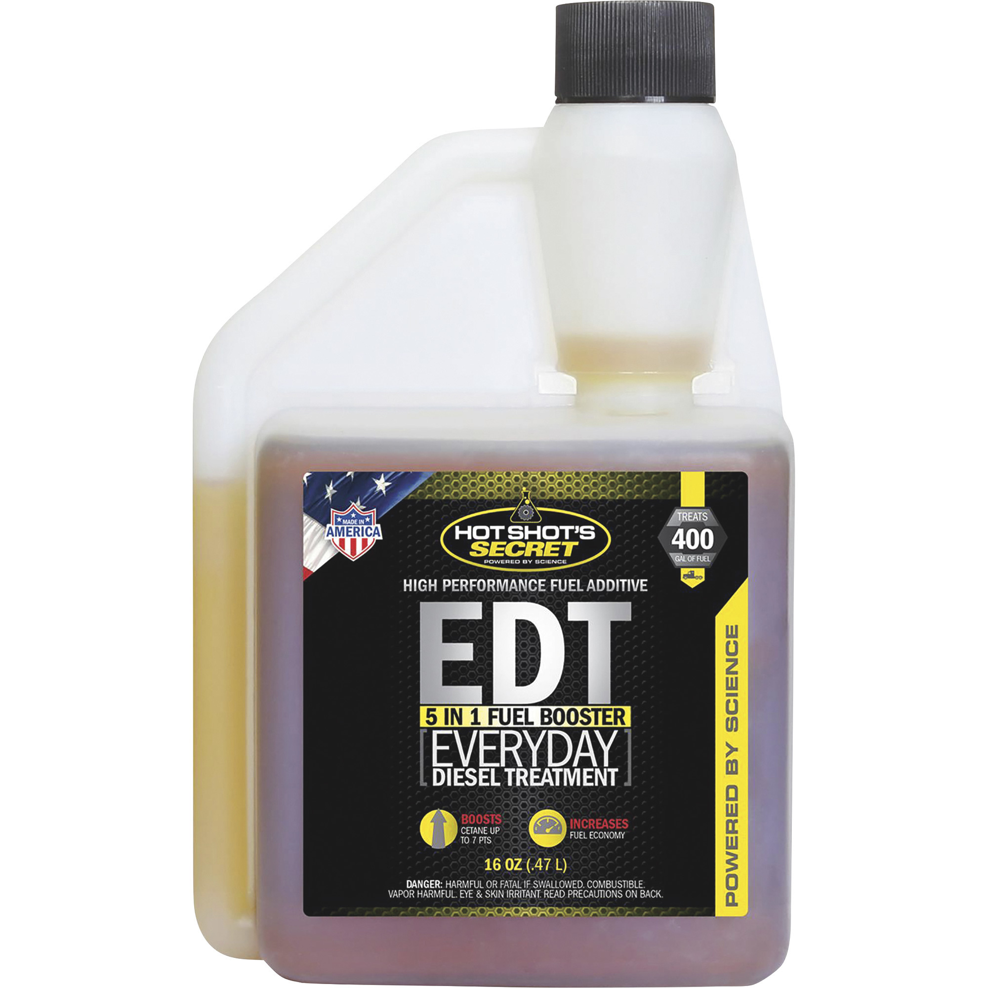 Hot Shot's Secret EDT Everyday Diesel Treatment 5-In-1 Fuel Booster, 16-oz. Bottle, Model# HOTSHSSEDT16ZSP